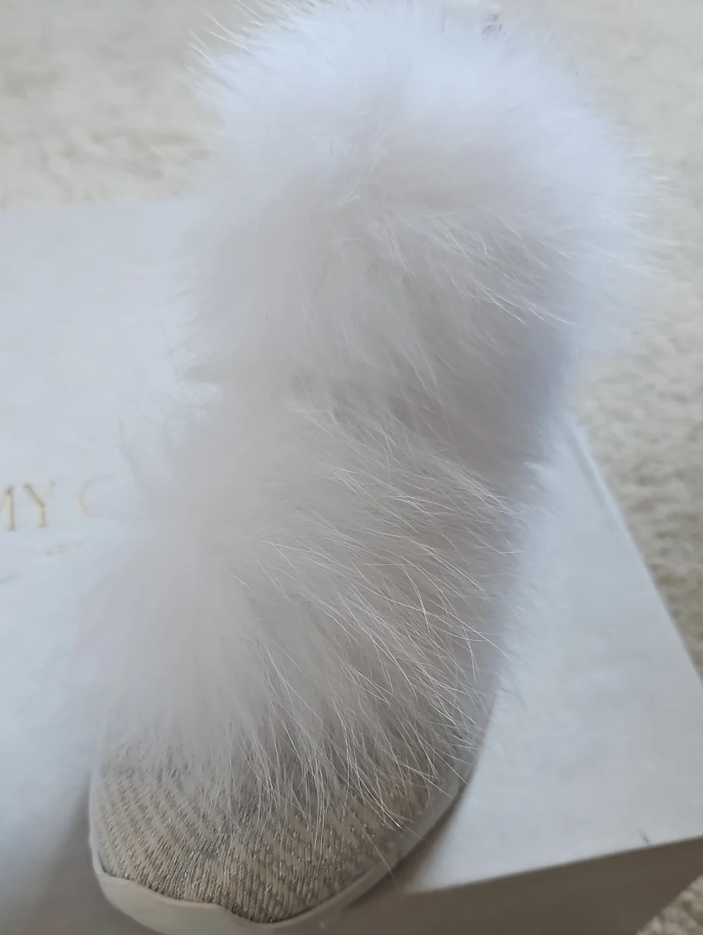 🛑 JIMMY CHOO Norway Pom Pom Sneakers